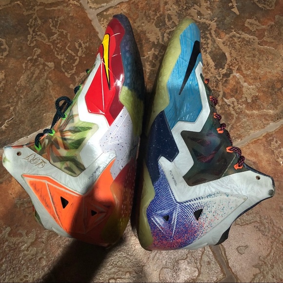 Men’s Nike LeBron 11 what the lebron size 11 - Picture 4 of 5